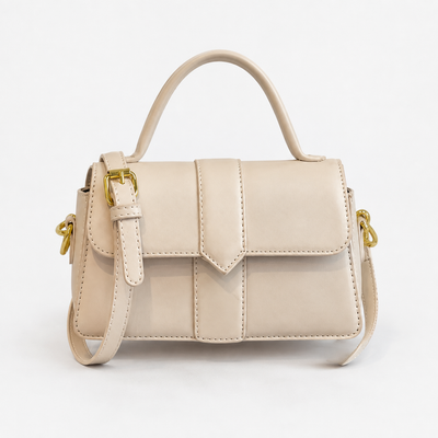 Amalia Brown Mini Flap Crossbody Handbag