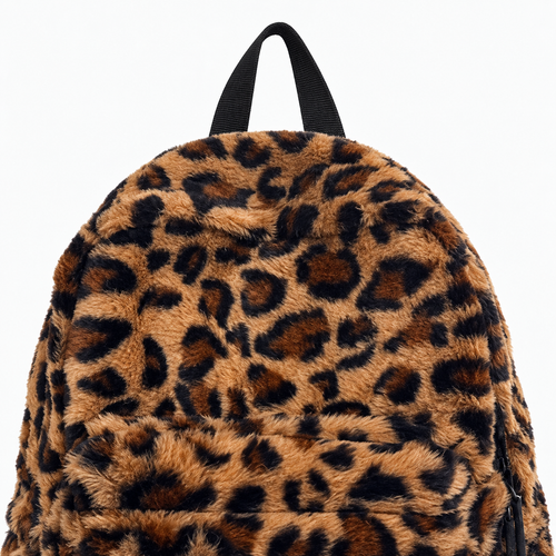 Kids Plush Leopard Backpack - Charlie