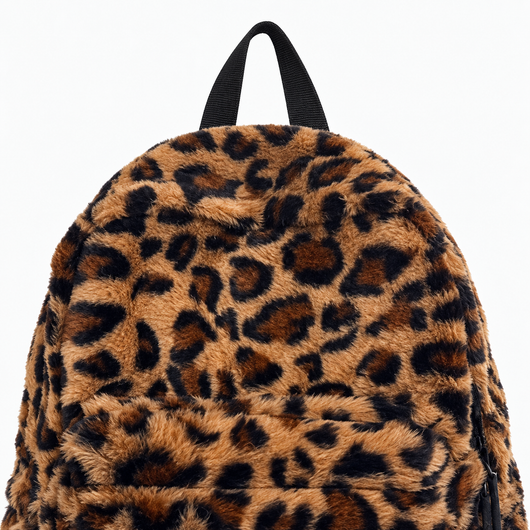 Kids Plush Leopard Backpack - Charlie