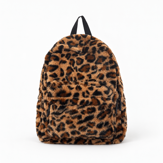 Kids Plush Leopard Backpack - Charlie