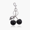 Midnight Cherry Bag Charm