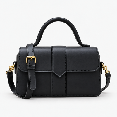 Amalia Brown Mini Flap Crossbody Handbag