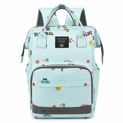 The Sunday Avenue Azure Large Waterproof Diaper Bag - Primrose