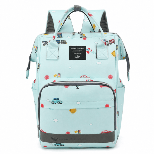 The Sunday Avenue Azure Large Waterproof Diaper Bag - Primrose