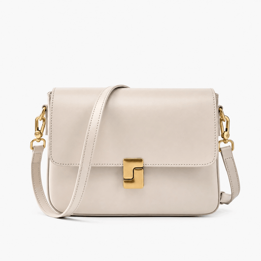 The Sunday Avenue Beige Compact Everyday Handbag - Georgina