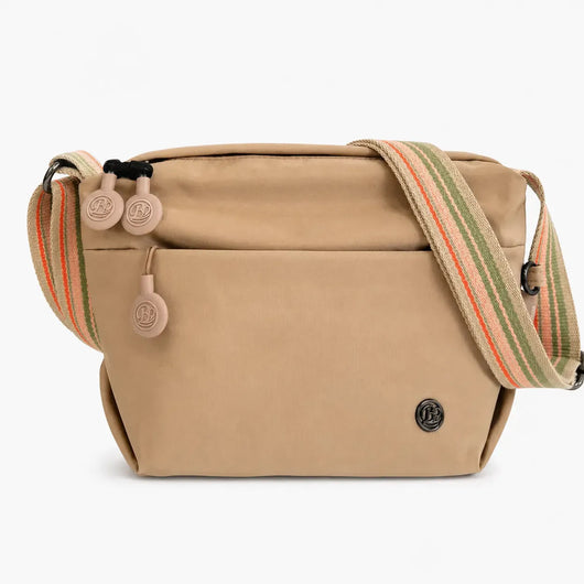 The Sunday Avenue Beige Compact Travel Bum Bag - Quinn