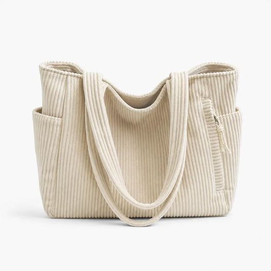 The Sunday Avenue Beige Everyday Work Tote - Juliet