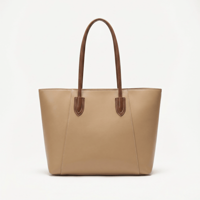 The Sunday Avenue Beige Student Backpack With Organisers - Noel