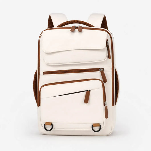 The Sunday Avenue Beige Underseat Cabin Backpack - Kendall