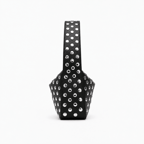 PU Leather Rivet Armpit Shoulder Bag - Juniper