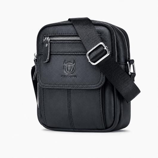 The Sunday Avenue Black Compact Messenger Bag - Barnaby for Everyday