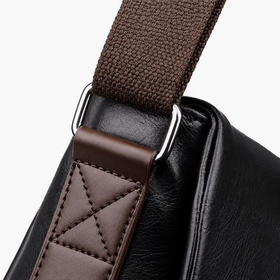 The Sunday Avenue Black Compact Urban Shoulder Bag - Finley