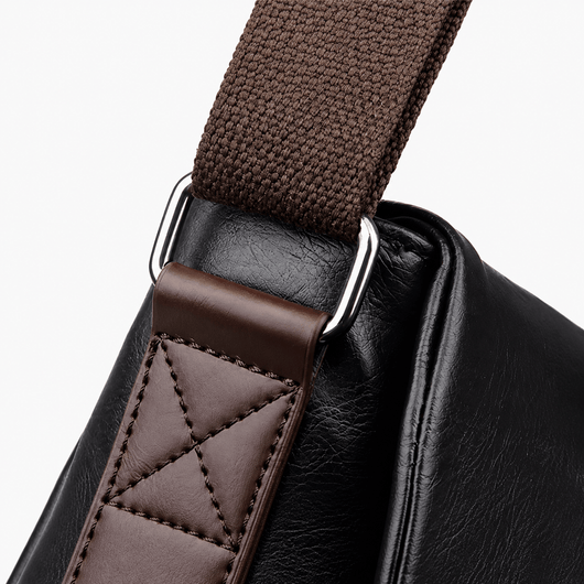 The Sunday Avenue Black Compact Urban Shoulder Bag - Finley