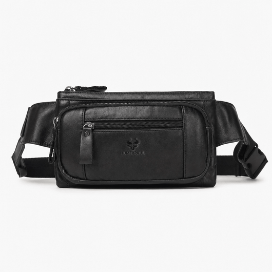 The Sunday Avenue Black Compact Urban Waist Bag - Felix