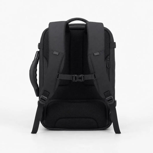 The Sunday Avenue Black Compressible Travel Backpack - Hadley
