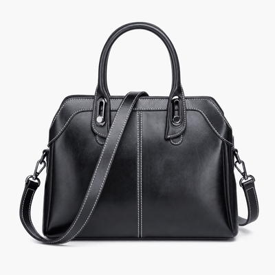 The Sunday Avenue Black Everyday Compact Handbag - Nora
