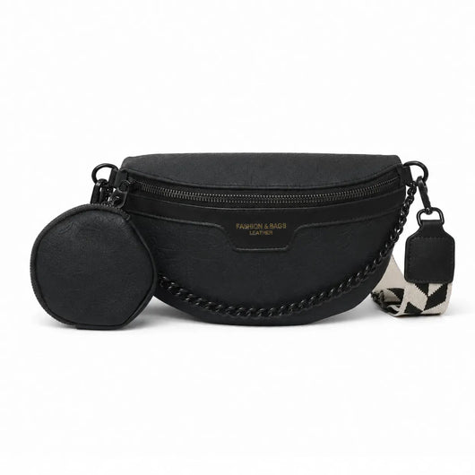 The Sunday Avenue Black Floral Bum Bag - Nell for Everyday