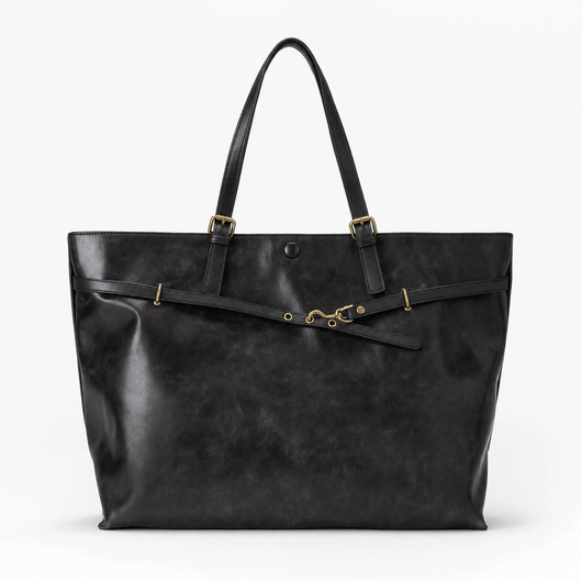 The Sunday Avenue Black Large Backpack With Organiser - Reeve