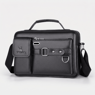 The Sunday Avenue Black Large Shoulder Bag Everyday - Ethan
