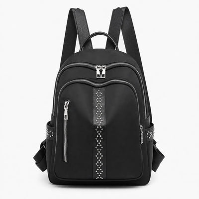 The Sunday Avenue Black Lightweight City Backpack - Queenie
