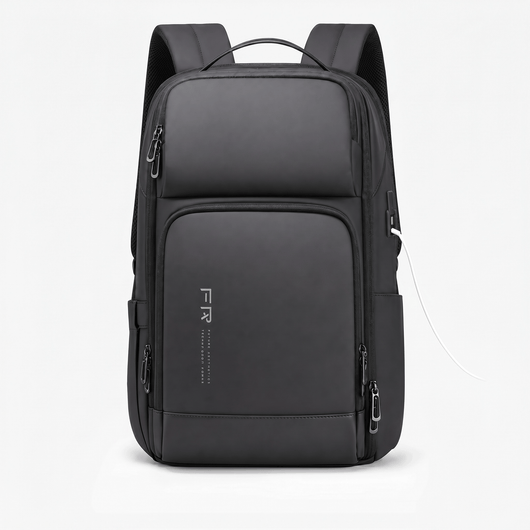 The Sunday Avenue Black Men's Work Backpack - Laurence for Travel