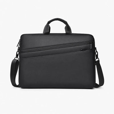 The Sunday Avenue Black Messenger Bag Laptop Protection - Alistair