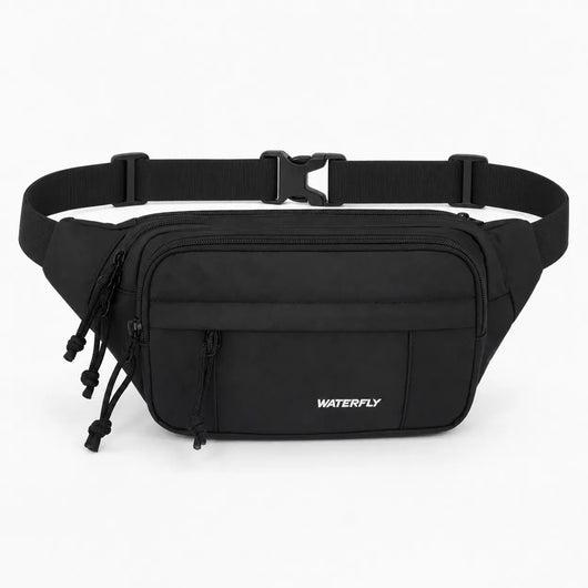 The Sunday Avenue Black Organised Everyday Bum Bag - Callum