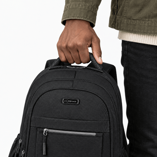Oxford Multi-Pocket Student School Backpack - Bianca