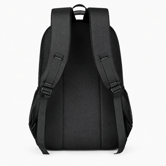 The Sunday Avenue Black Oxford Multi-Pocket Student School Backpack