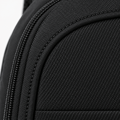 The Sunday Avenue Black Oxford Multi-Pocket Student School Backpack