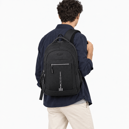 Oxford Multi-Pocket Student School Backpack - Bianca