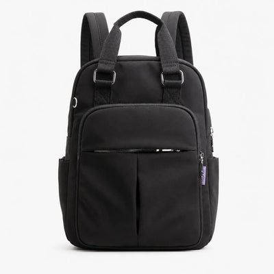 The Sunday Avenue Black Practical Everyday Backpack - Serena