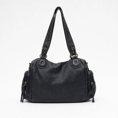 The Sunday Avenue Black School Backpack With Organisers - Chloe