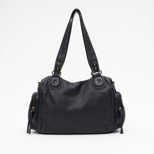 The Sunday Avenue Black School Backpack With Organisers - Chloe