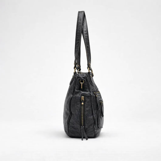 The Sunday Avenue Black School Backpack With Organisers - Chloe