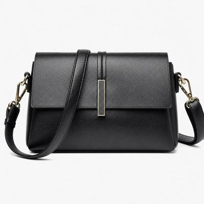 The Sunday Avenue Black Shoulder Bag Everyday Elegance - Cecily