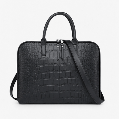 The Sunday Avenue Black Sleek Laptop Work Backpack - Phoebe