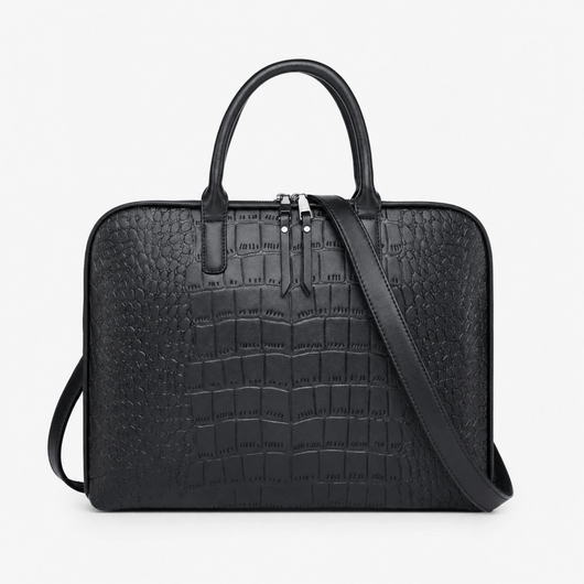 The Sunday Avenue Black Sleek Laptop Work Backpack - Phoebe
