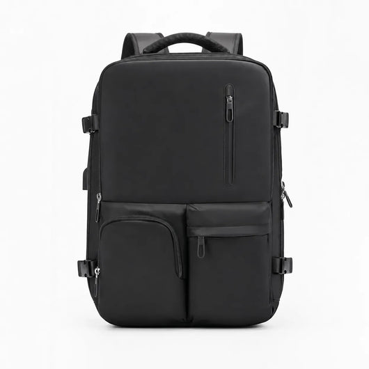 The Sunday Avenue Black Spacious Work Backpack - Kitty