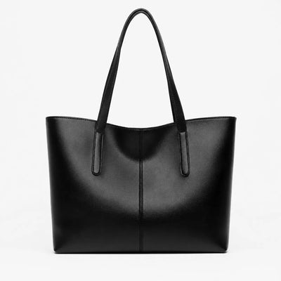 The Sunday Avenue Black Spacious Work Tote - Beatrice
