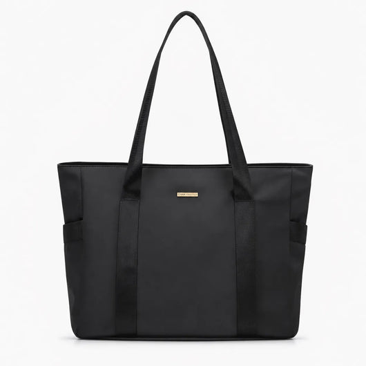 The Sunday Avenue Black Student Backpack With Compartments - Corin