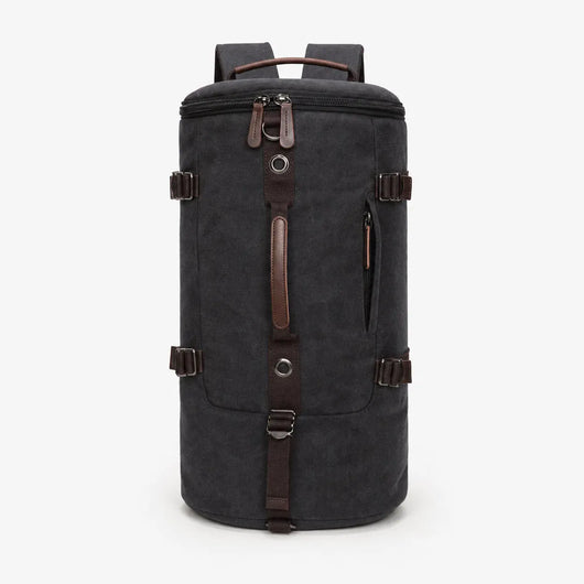 The Sunday Avenue Black Travel Duffel Backpack Straps - Harlow