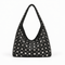PU Leather Rivet Hobo Shoulder Bag - Morwenna