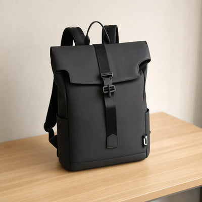 The Sunday Avenue Black Waterproof Urban Backpack - Ash