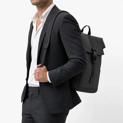 The Sunday Avenue Black Waterproof Urban Backpack - Ash