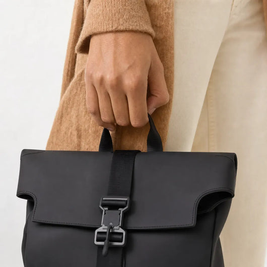 The Sunday Avenue Black Waterproof Urban Backpack - Ash