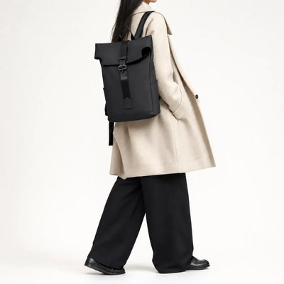 The Sunday Avenue Black Waterproof Urban Backpack - Ash
