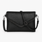 Women's Faux Leather Crossbody Bag with Chain Detail - Sabina