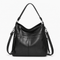 Women's PU Leather Multi-Compartment Shoulder Bag - Dahlia