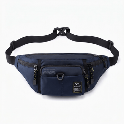 The Sunday Avenue Blue Compact Urban Waist Bag - Rupert